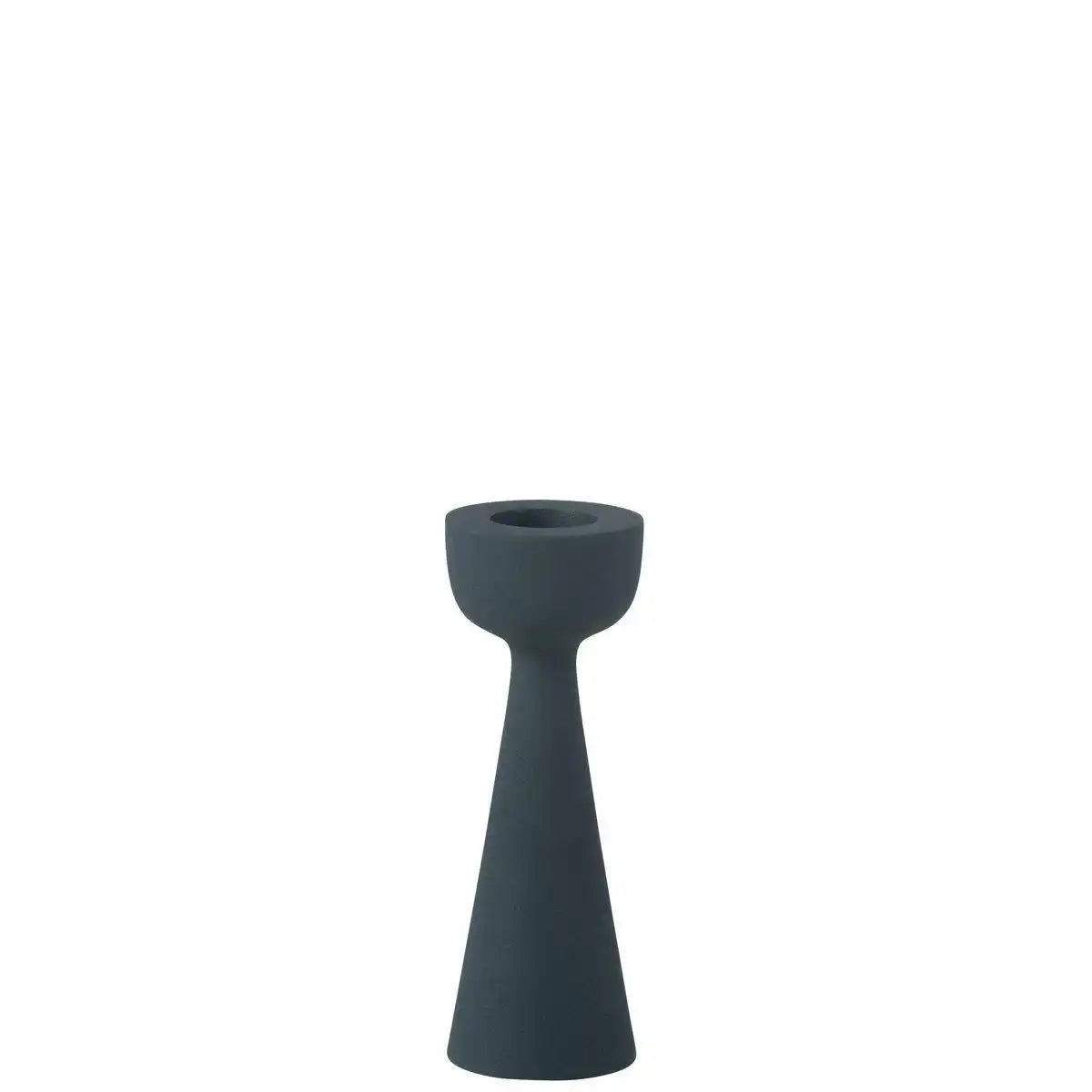 J-Line Kerzenhalter Kegel Aluminium Blau Groß - HomeDesign Knaus
