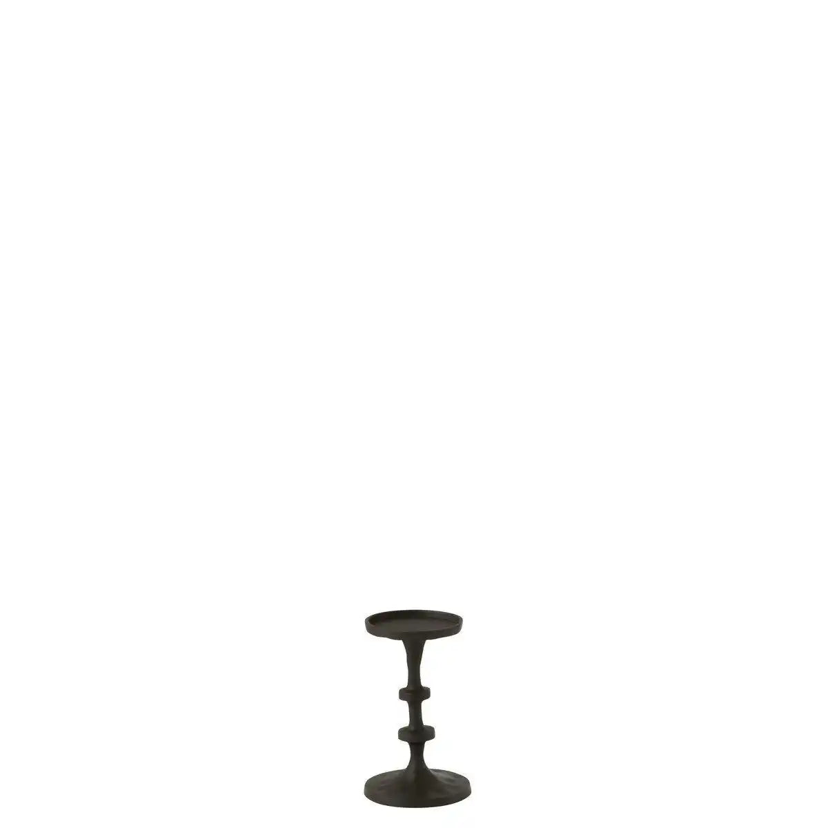 J-Line Kerzenhalter Luz - Aluminium - Schwarz - klein - HomeDesign Knaus