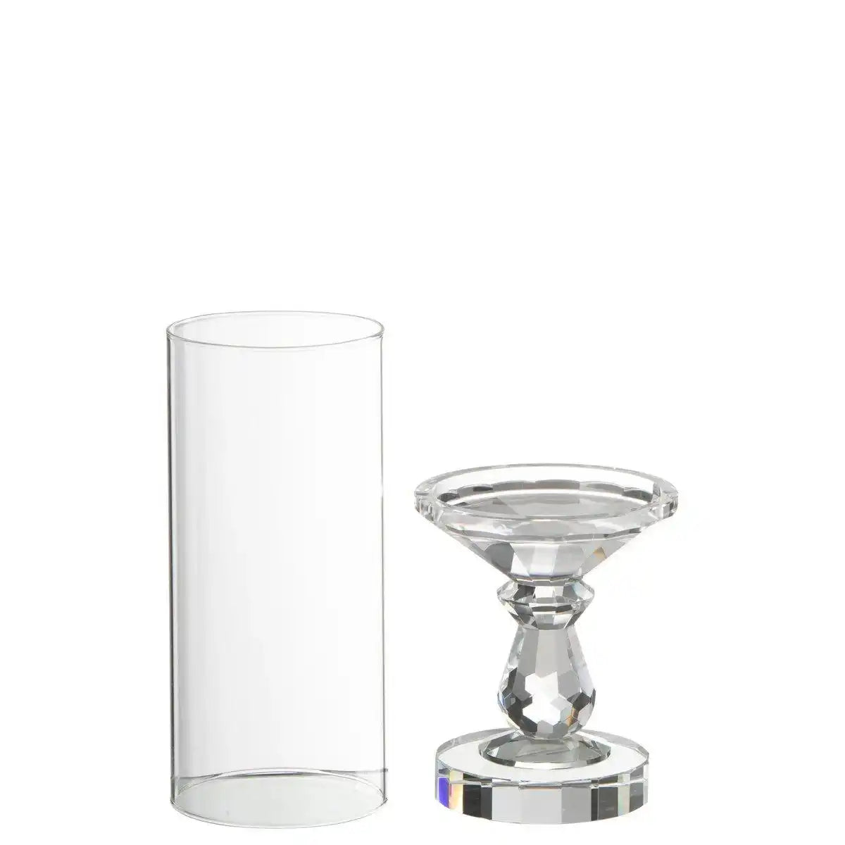J-Line Kerzenhalter Marie Crystal Transparent Klein - HomeDesign Knaus