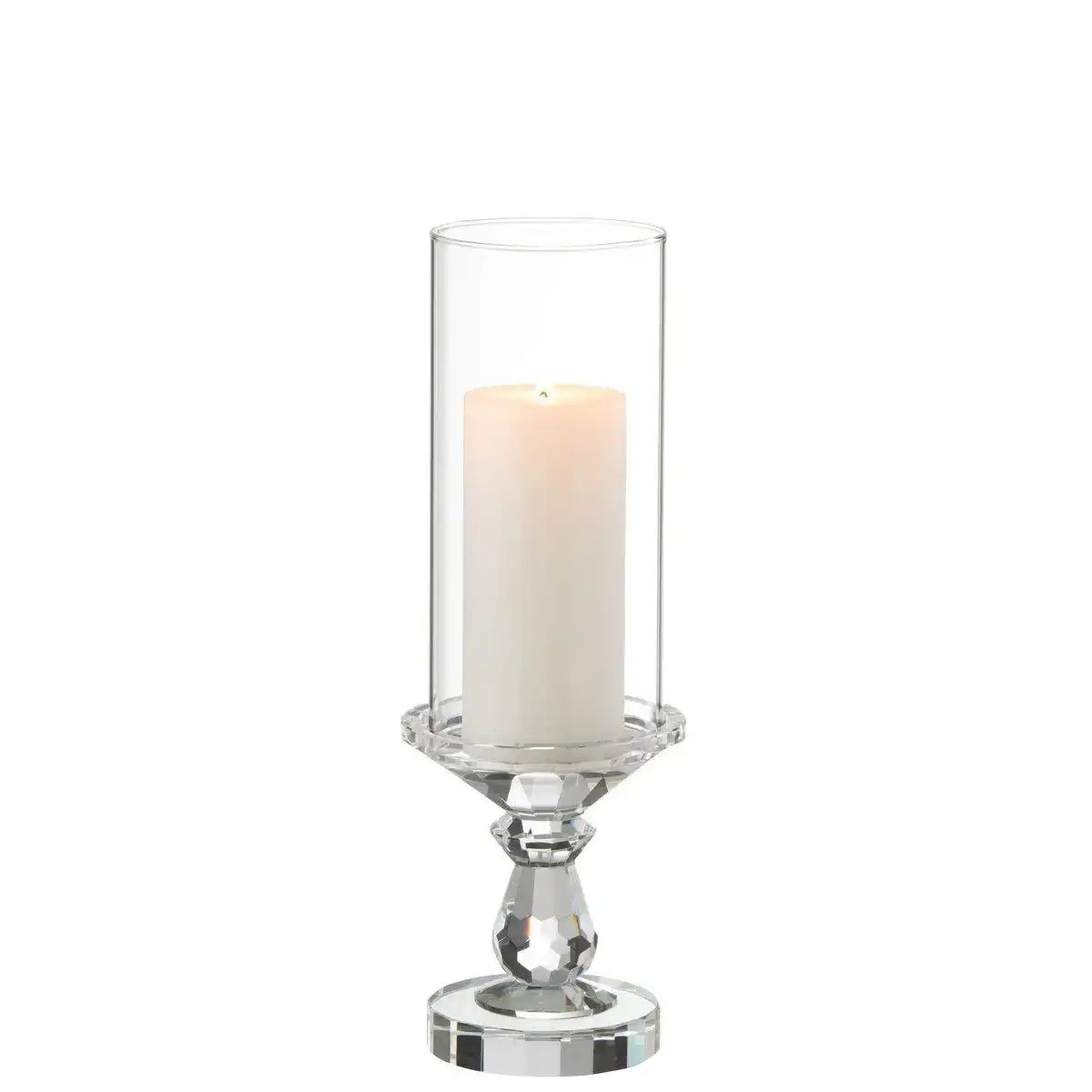 J-Line Kerzenhalter Marie Crystal Transparent Klein - HomeDesign Knaus