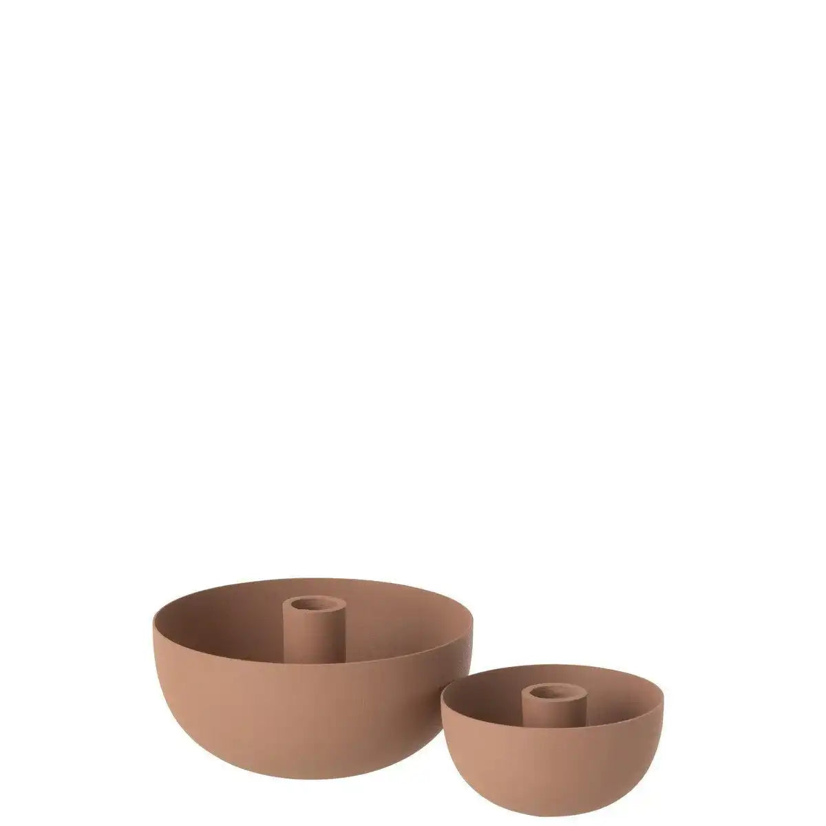 J-Line Kerzenhalter – Metall – altrosa – groß - HomeDesign Knaus