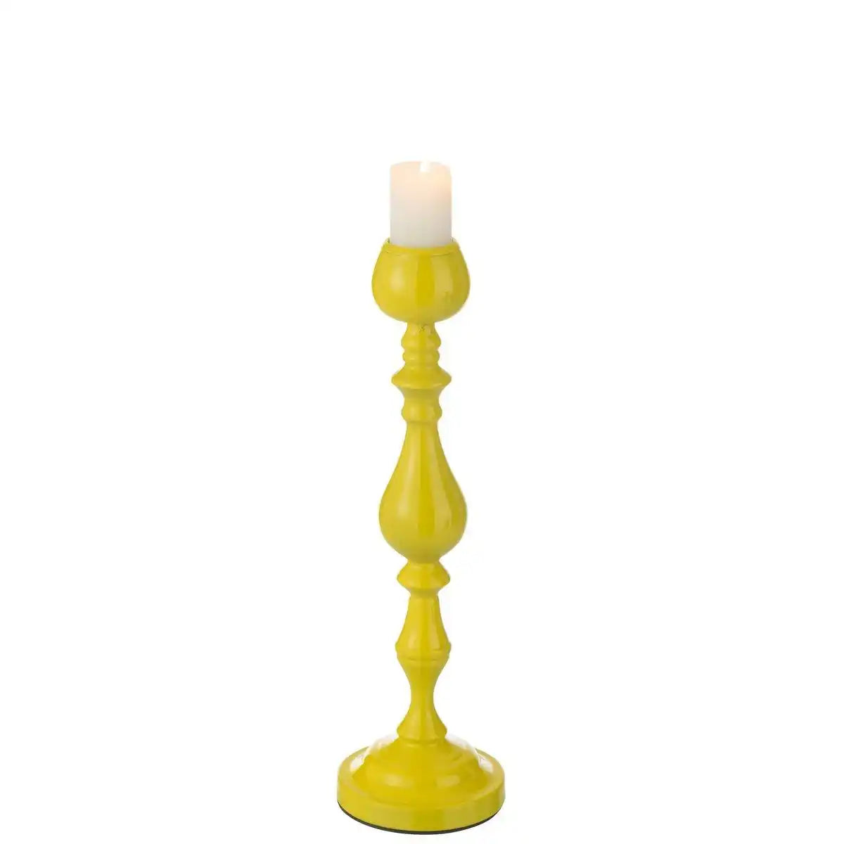 J-Line Kerzenhalter Monarchy Metall Gelb Klein - HomeDesign Knaus