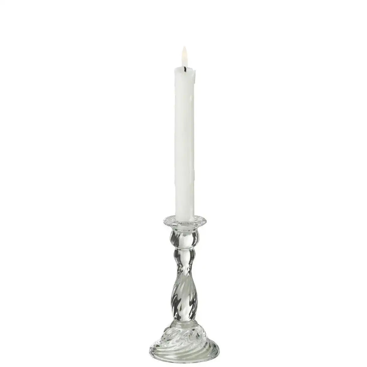 J-Line Kerzenhalter Nono - Glas - transparent - klein - - HomeDesign Knaus