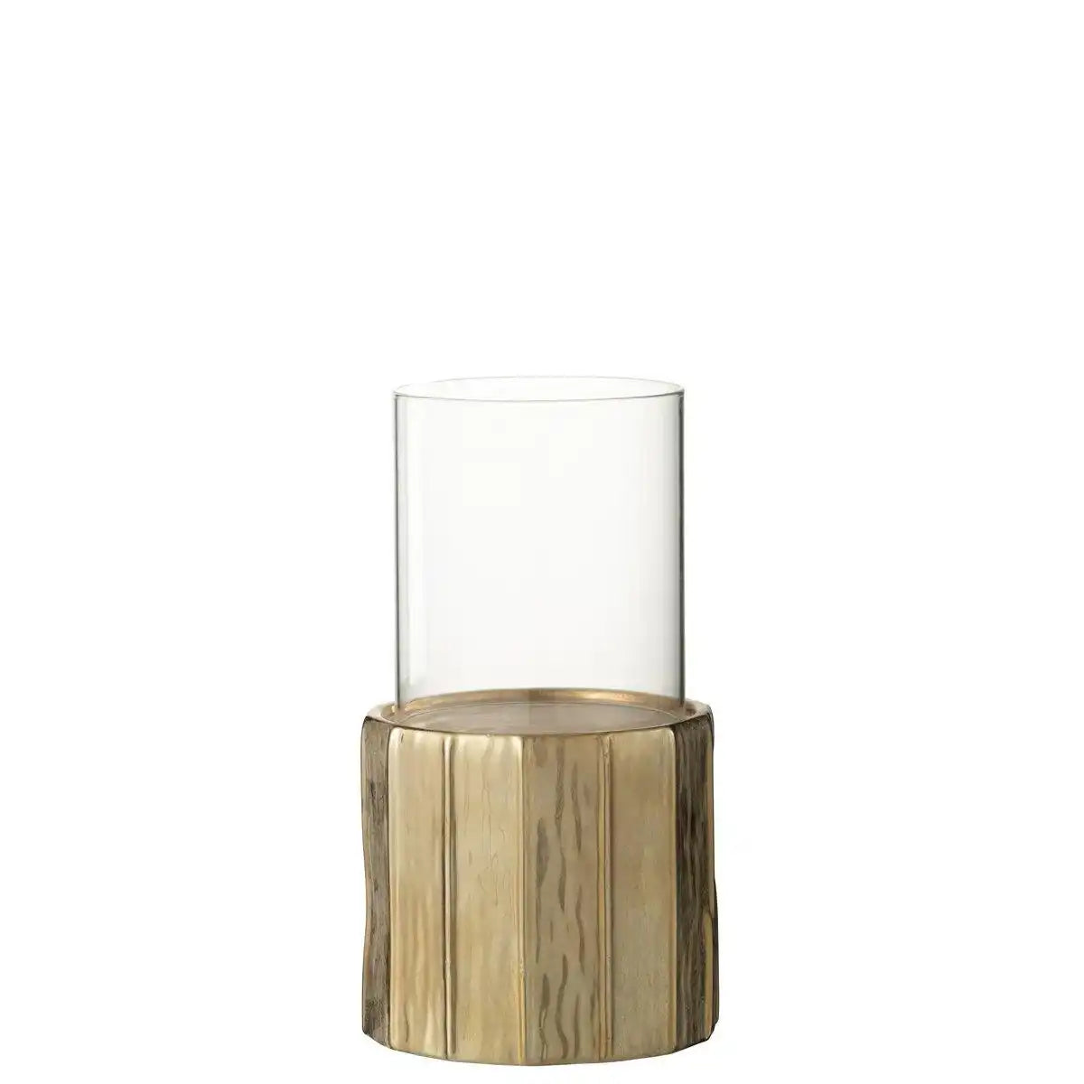 J-Line Kerzenhalter – Teelichthalter – Gold – mittel - HomeDesign Knaus