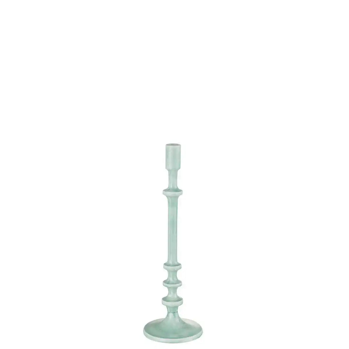 J-Line Kerzenständer Classic – Aluminium – Blau – groß - HomeDesign Knaus