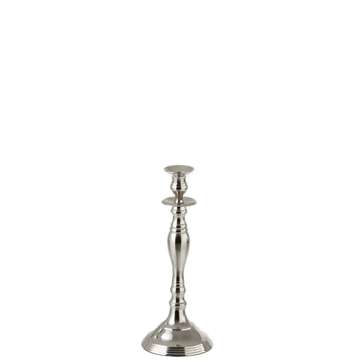 J-Line Kerzenständer Classic - Aluminium - Silber - klein - HomeDesign Knaus
