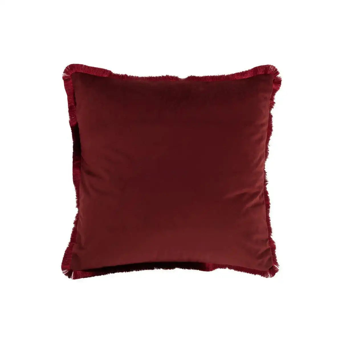 J-Line Kissen Alpha Square – Polyester rot - HomeDesign Knaus