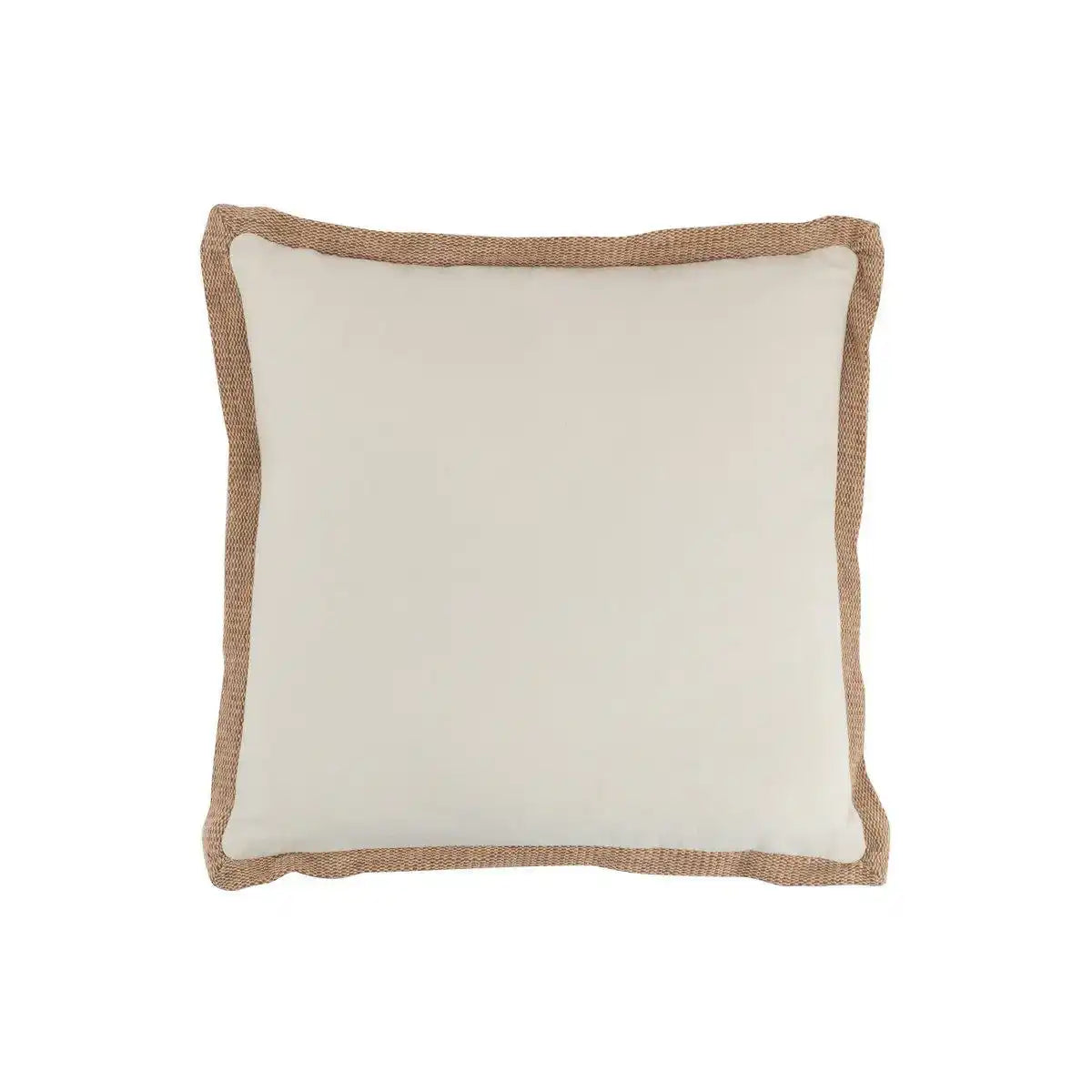 J-Line Kissen Border Woven Square – Polyester – Beige - HomeDesign Knaus