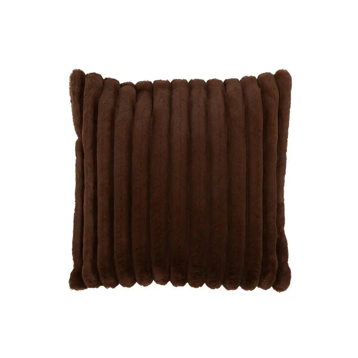 J-Line Kissen Cord – Polyester – Schokolade - HomeDesign Knaus