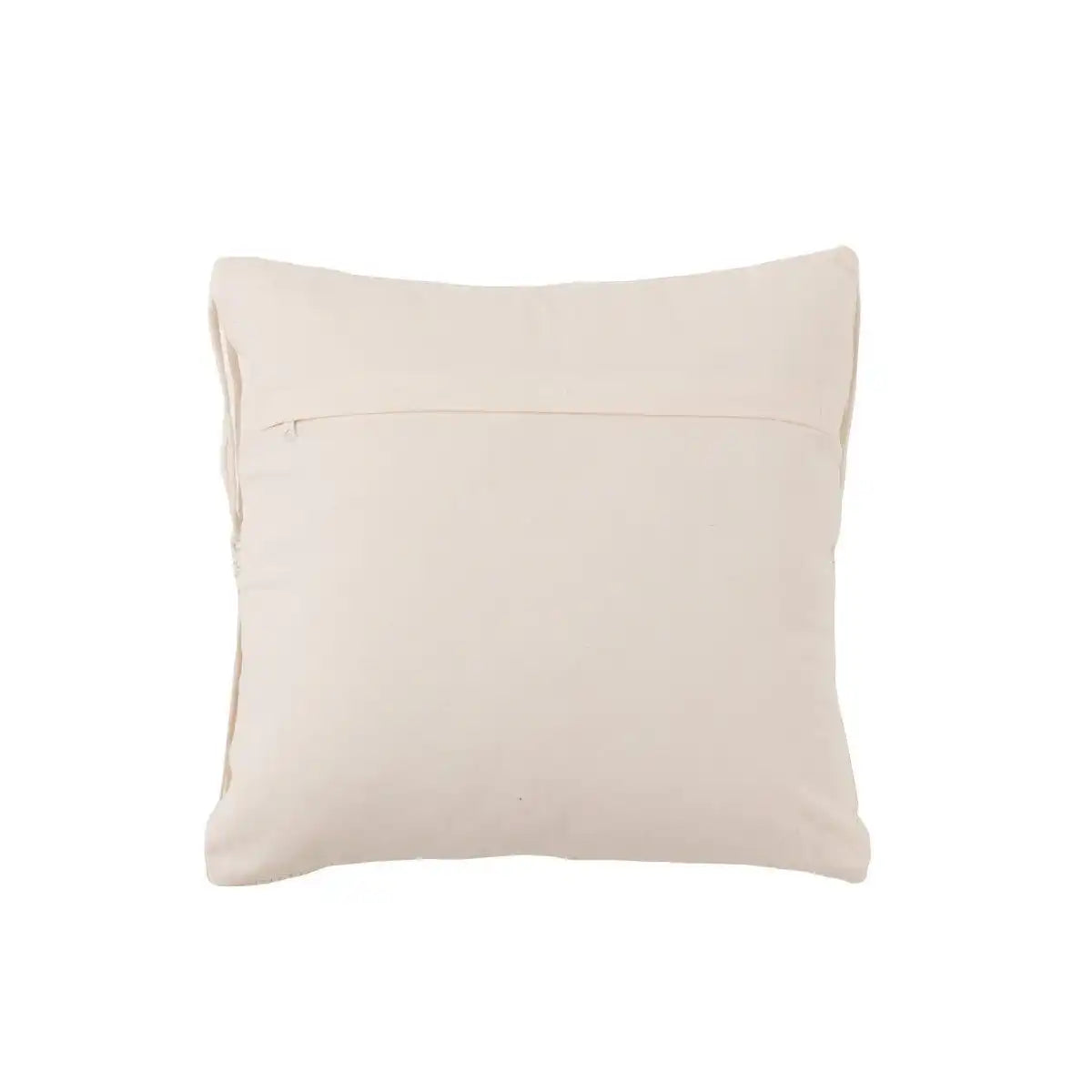 J-Line Kissen Cozy – Baumwolle – gebrochenes Weiß – groß - HomeDesign Knaus