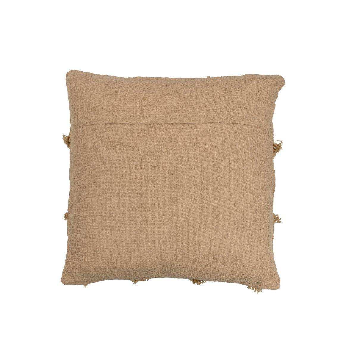 J-Line Kissen Cross Square – Polyester – Beige - HomeDesign Knaus