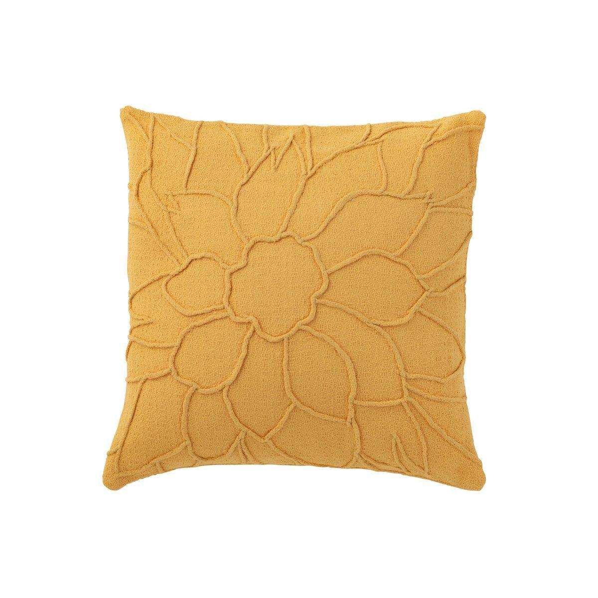 J-Line Kissen Flower - Textil - Orange - HomeDesign Knaus