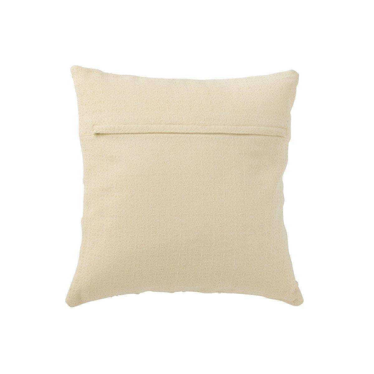 J-Line Kissen Flower - Textil - Weiß - HomeDesign Knaus