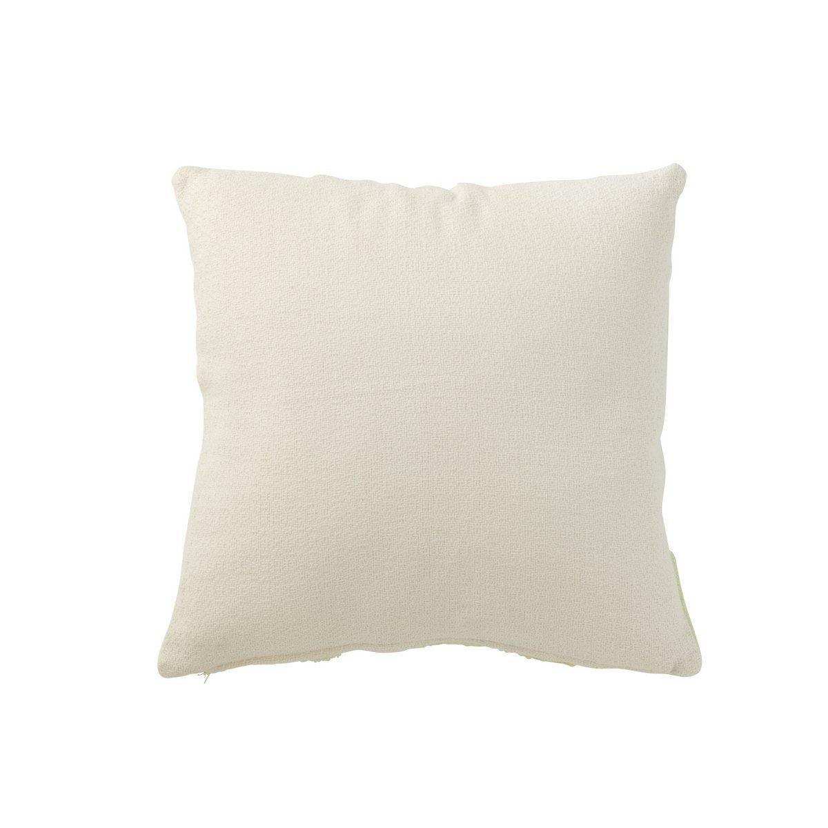 J-Line Kissen Geo - Textil - Weiß/Mintgrün - HomeDesign Knaus
