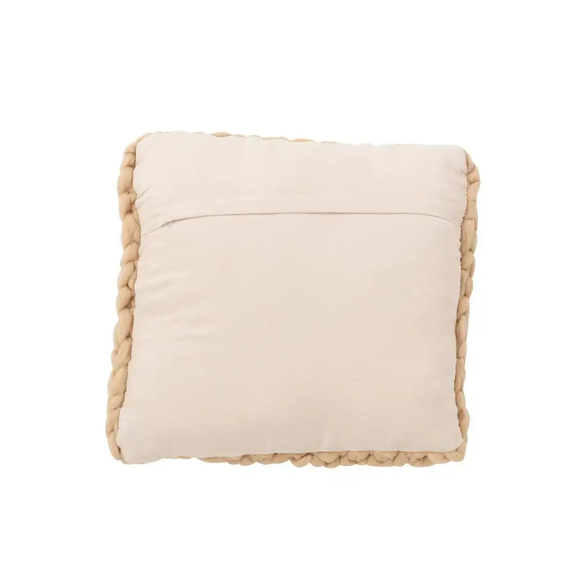J-Line Kissen Gestricktes Acryl – Polyester – Creme - HomeDesign Knaus