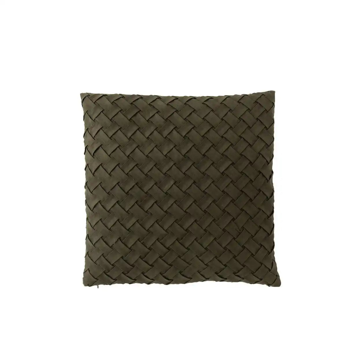 J-Line Kissen gewebt – Polyester – grün - HomeDesign Knaus