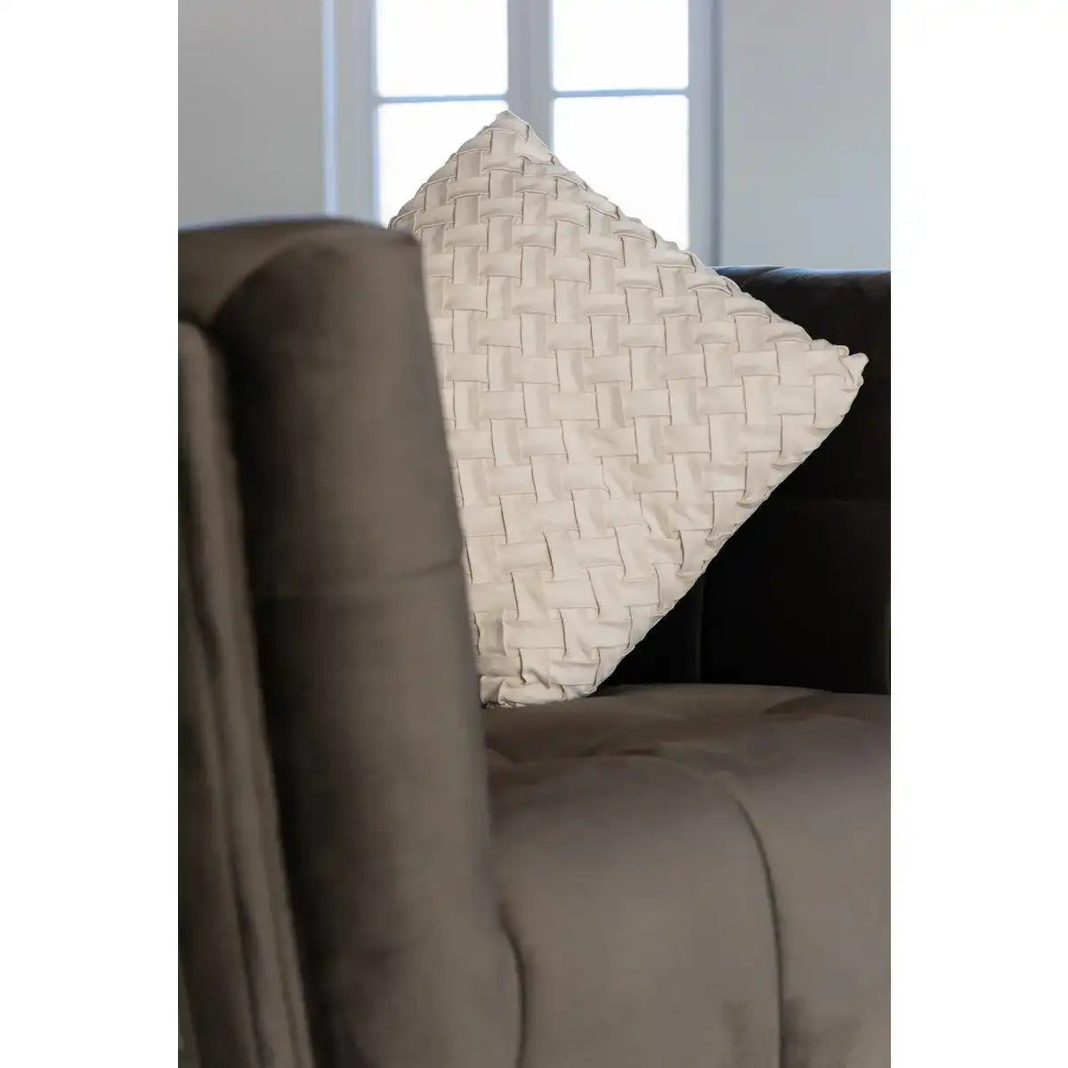 J-Line Kissen gewebt – Polyester – Minze - HomeDesign Knaus
