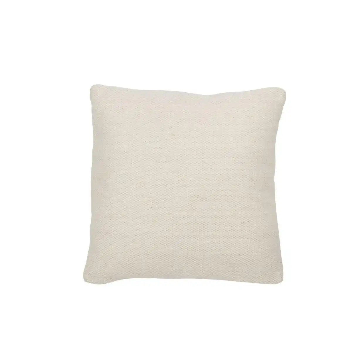 J-Line Kissen gewebt – Wolle – Creme – klein - HomeDesign Knaus