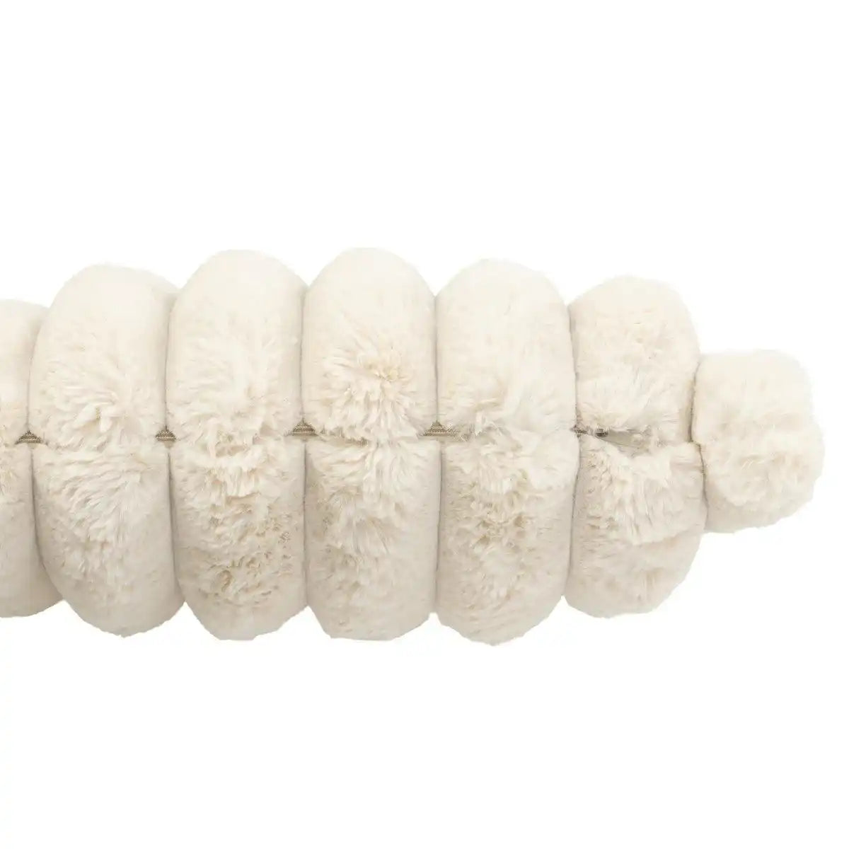 J-Line Kissen groß Cord Polyester Beige - HomeDesign Knaus