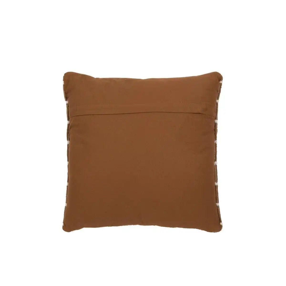 J-Line Kissen Lines Outdoor – Polyester – braun/weiß - HomeDesign Knaus