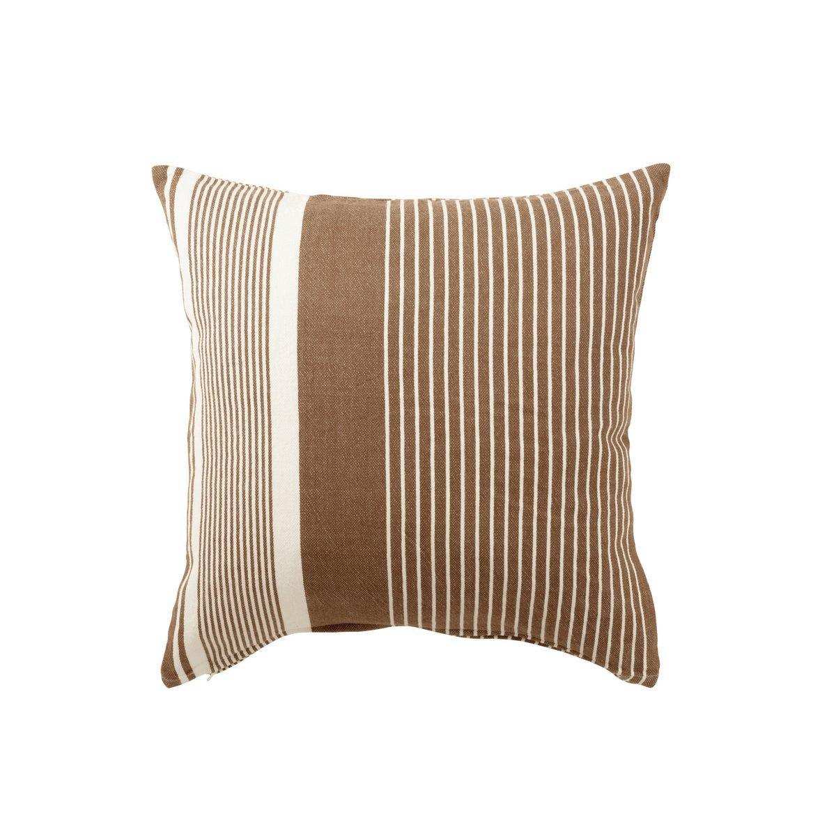 J-Line Kissen Mik - Baumwolle - Beige/Braun - HomeDesign Knaus
