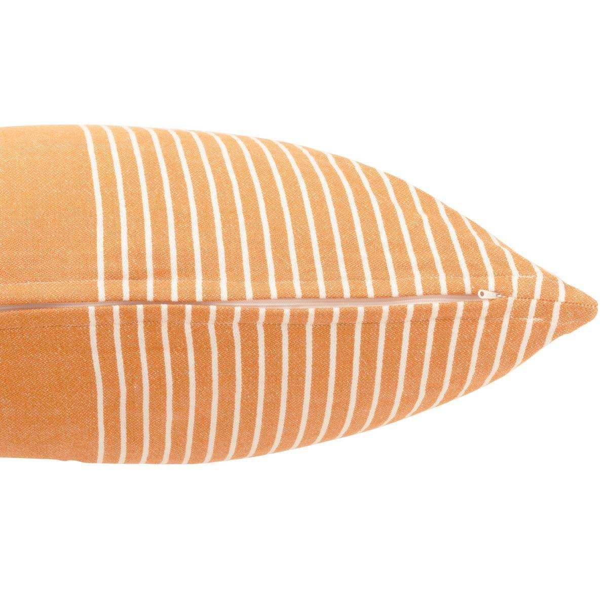 J-Line Kissen Mik - Baumwolle - Beige/Orange - HomeDesign Knaus
