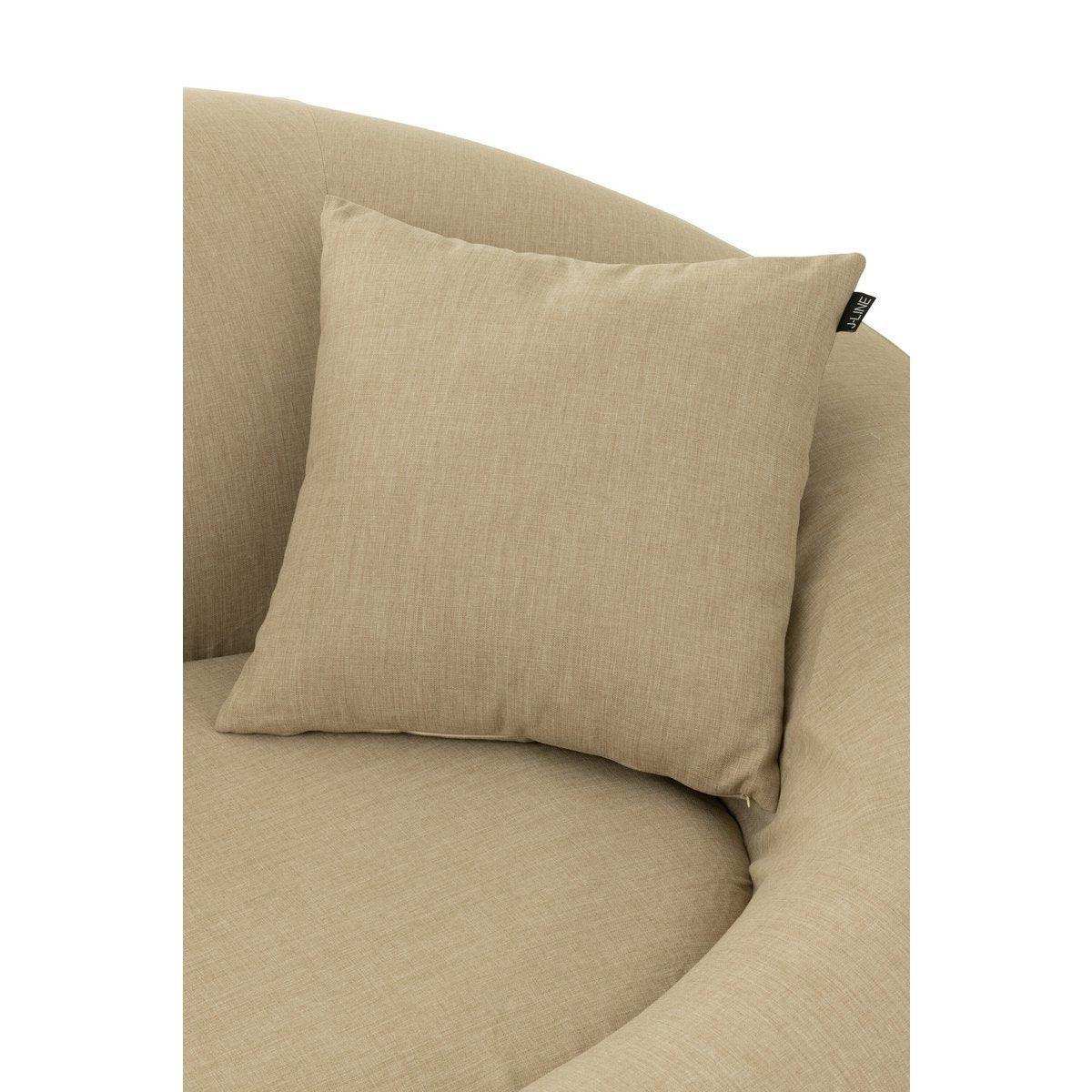J-Line Kissen Outdoor – Polyethylen – Beige - HomeDesign Knaus