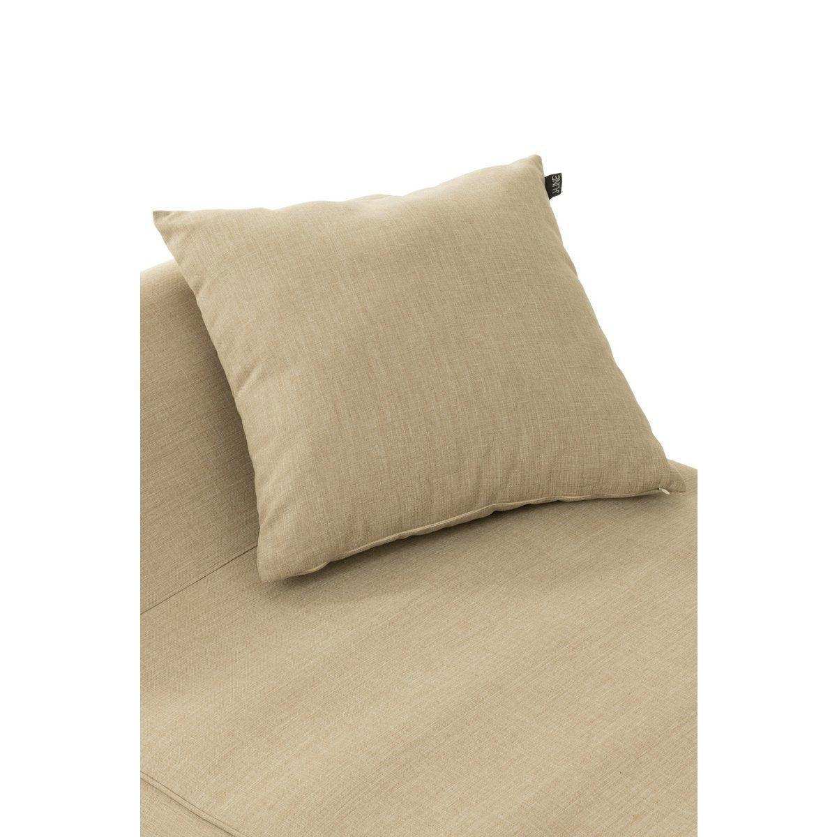 J-Line Kissen Outdoor – Polyethylen – Beige - HomeDesign Knaus