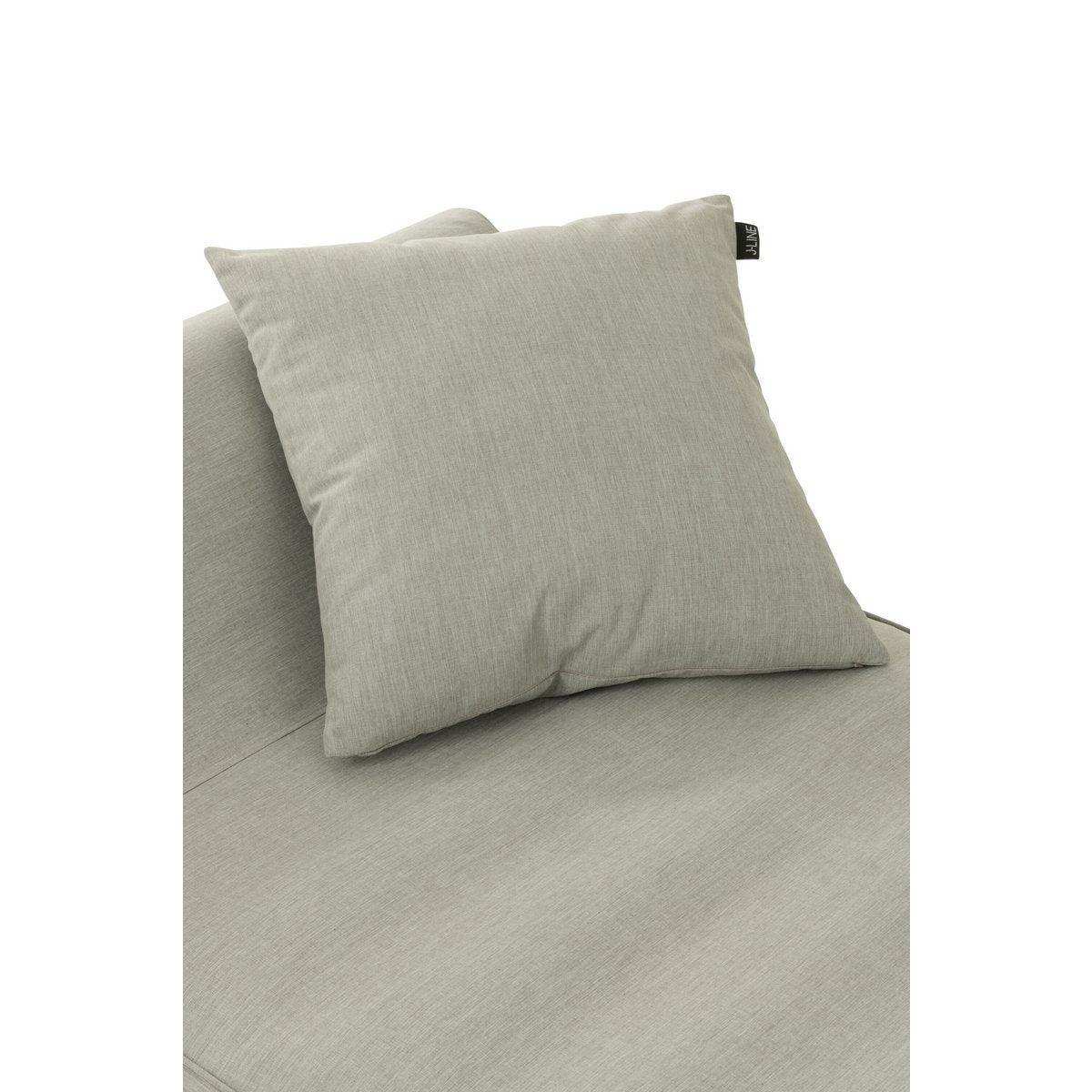 J-Line Kissen Outdoor – Polyethylen – Grau - HomeDesign Knaus