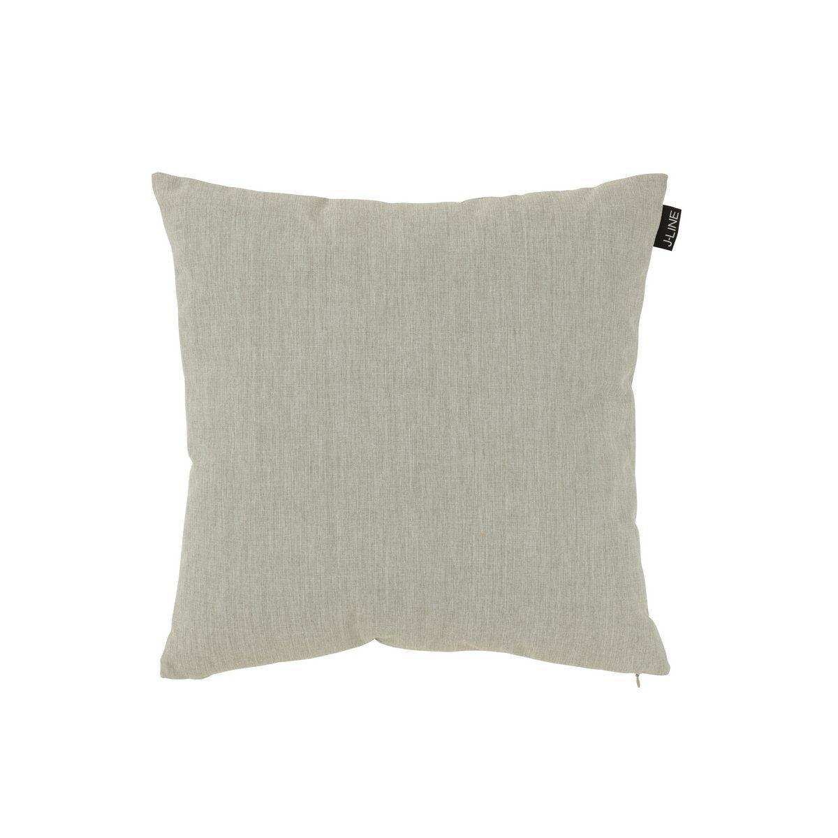 J-Line Kissen Outdoor – Polyethylen – Grau - HomeDesign Knaus