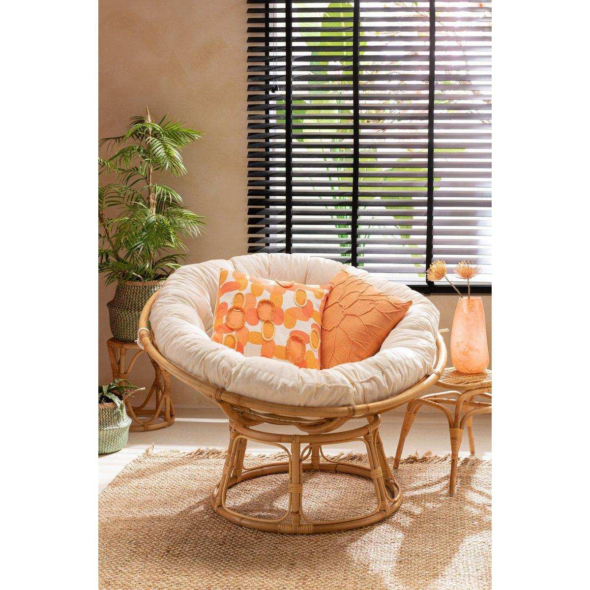J-Line Kissen Papaya – Textil – Orange - HomeDesign Knaus