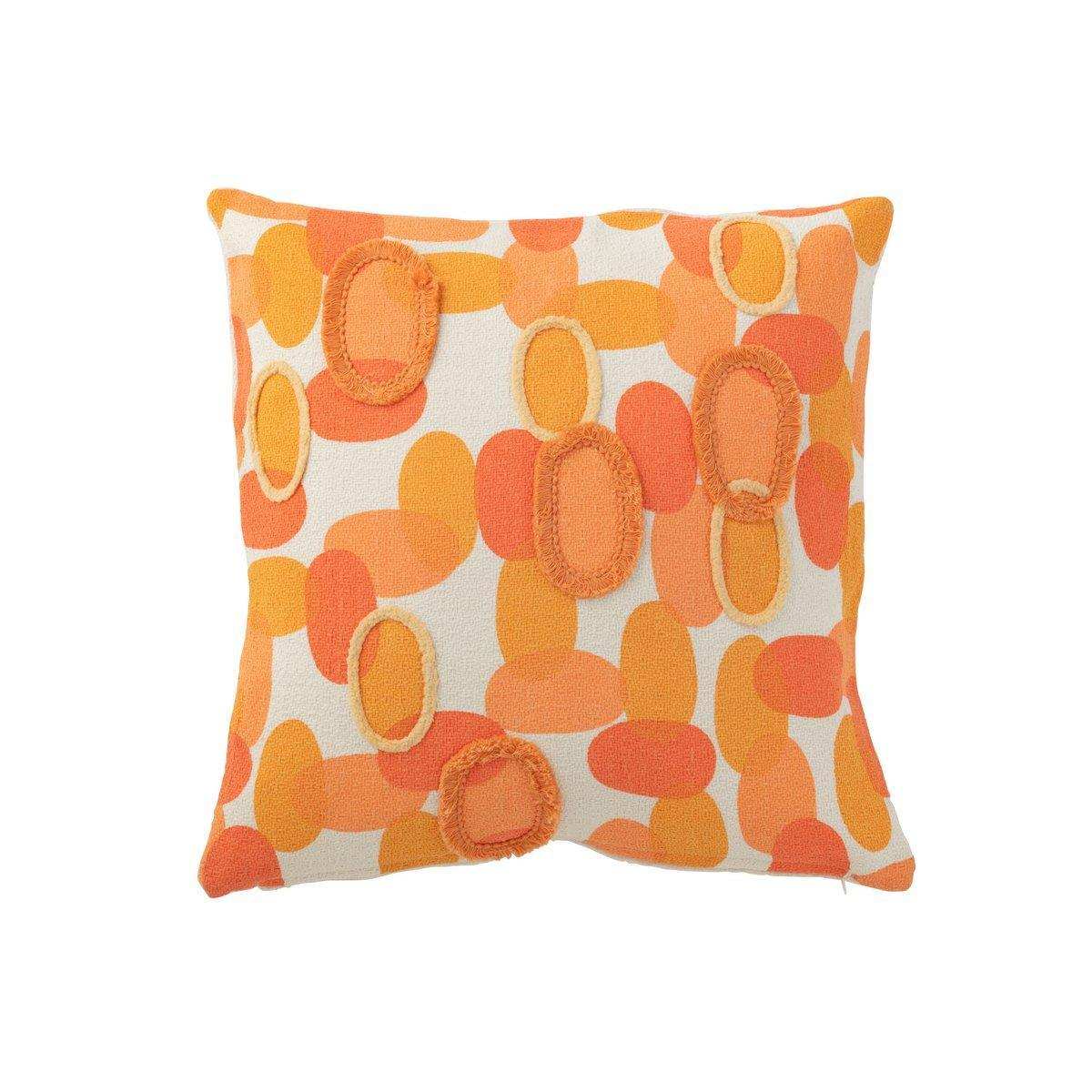 J-Line Kissen Papaya – Textil – Orange - HomeDesign Knaus