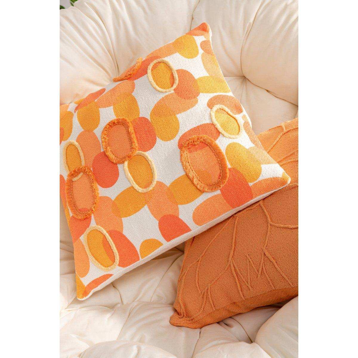 J-Line Kissen Papaya – Textil – Orange - HomeDesign Knaus