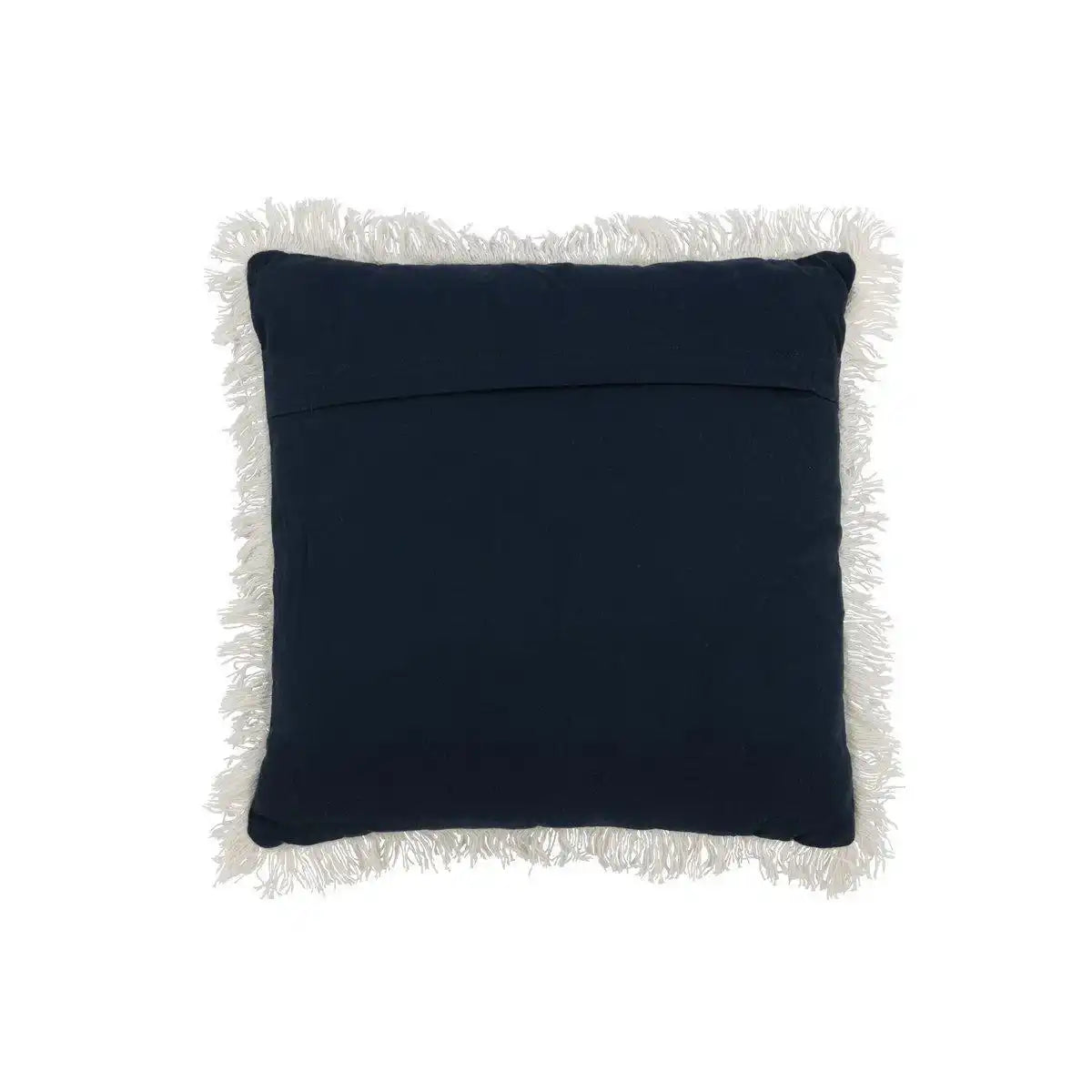 J-Line Kissen Patchwork - Denim/Baumwolle - Blau/Weiß - HomeDesign Knaus