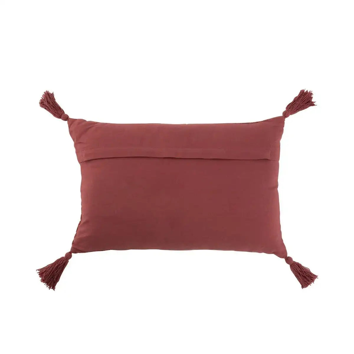 J-Line Kissen Pattern Rechteck – Baumwolle – Terrakotta/Rot - HomeDesign Knaus