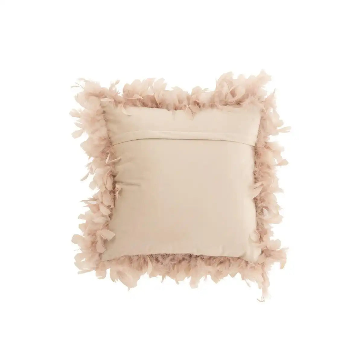 J-Line Kissen Plumes – Polyester – Puderrosa - HomeDesign Knaus
