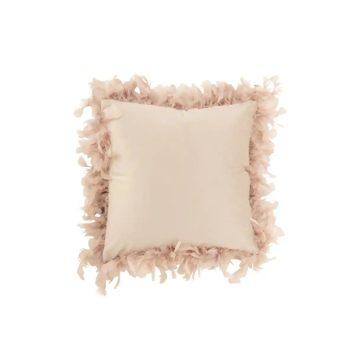 J-Line Kissen Plumes – Polyester – Puderrosa - HomeDesign Knaus