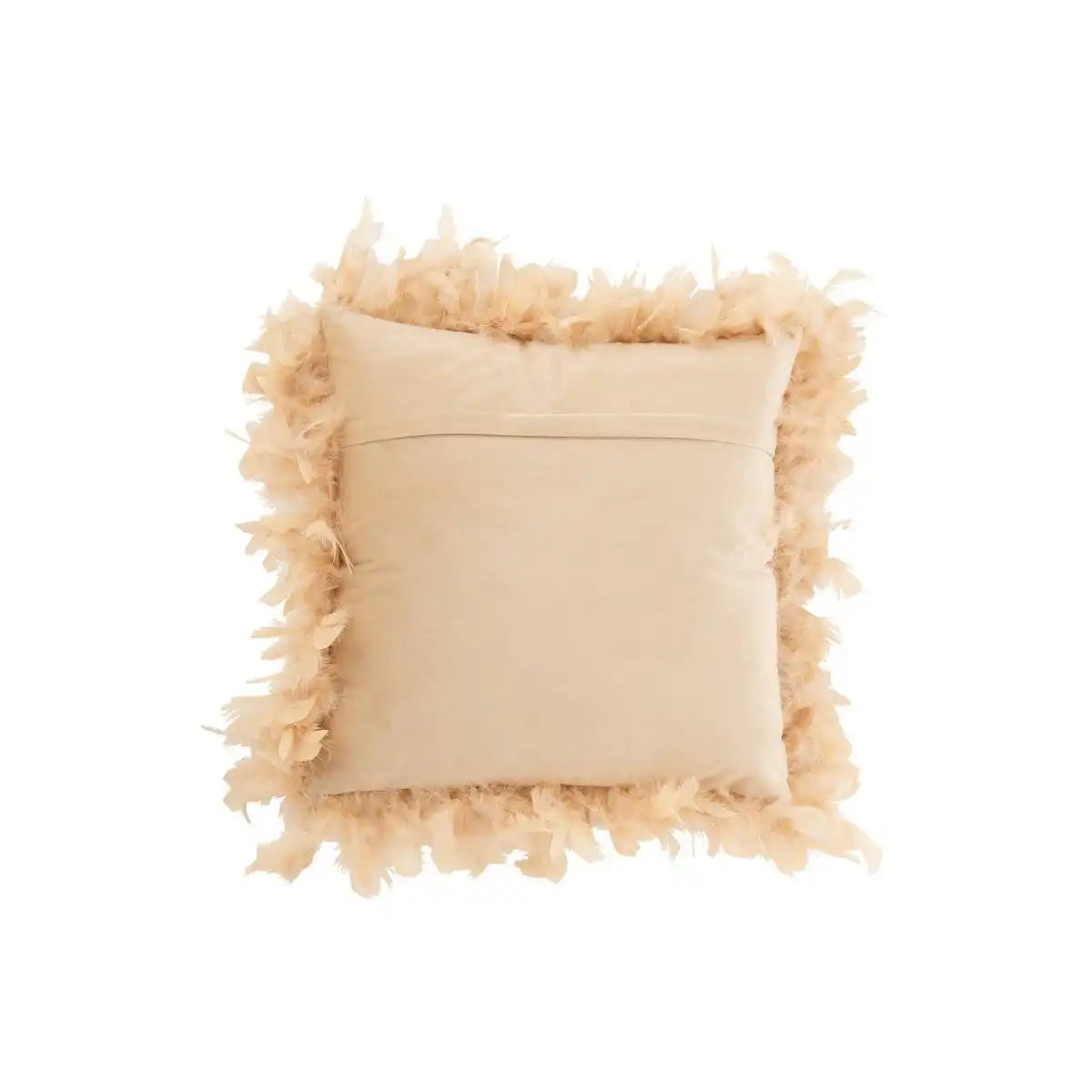 J-Line Kissen Plumes – Polyester – rosa/beige - HomeDesign Knaus