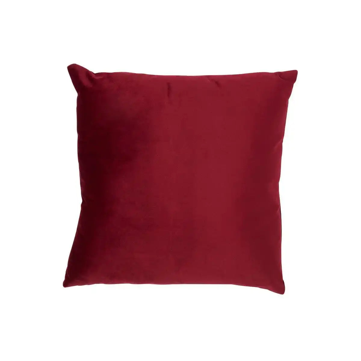 J-Line Kissen quadratisch – Samt – Rot - HomeDesign Knaus