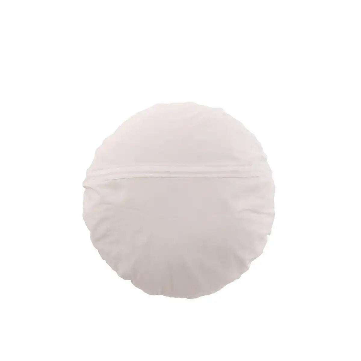 J-Line Kissen Round Lace – Baumwolle – Weiß - HomeDesign Knaus