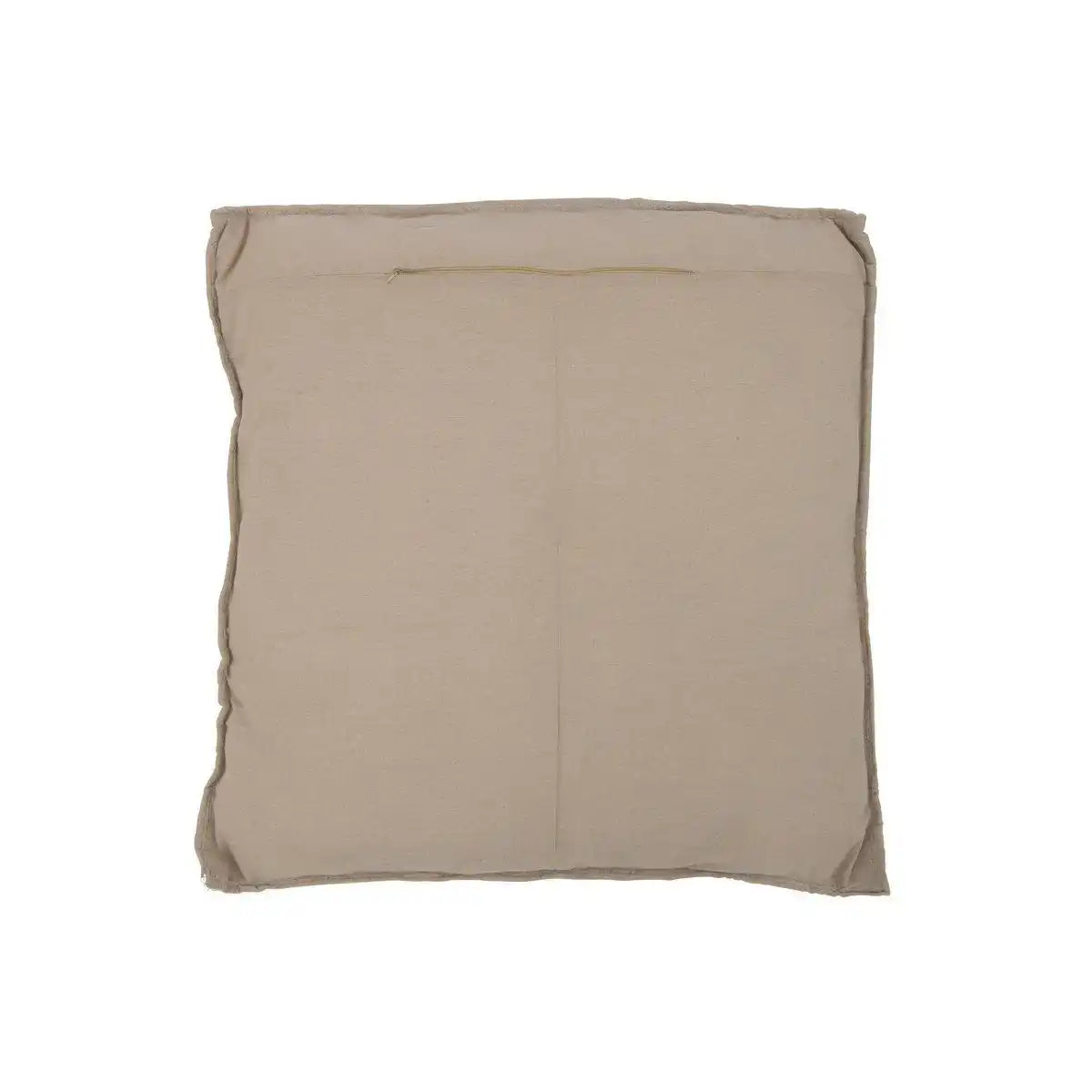 J-Line Kissen Square 1 Side – Korbgeflecht/Textil – Natur – groß - HomeDesign Knaus