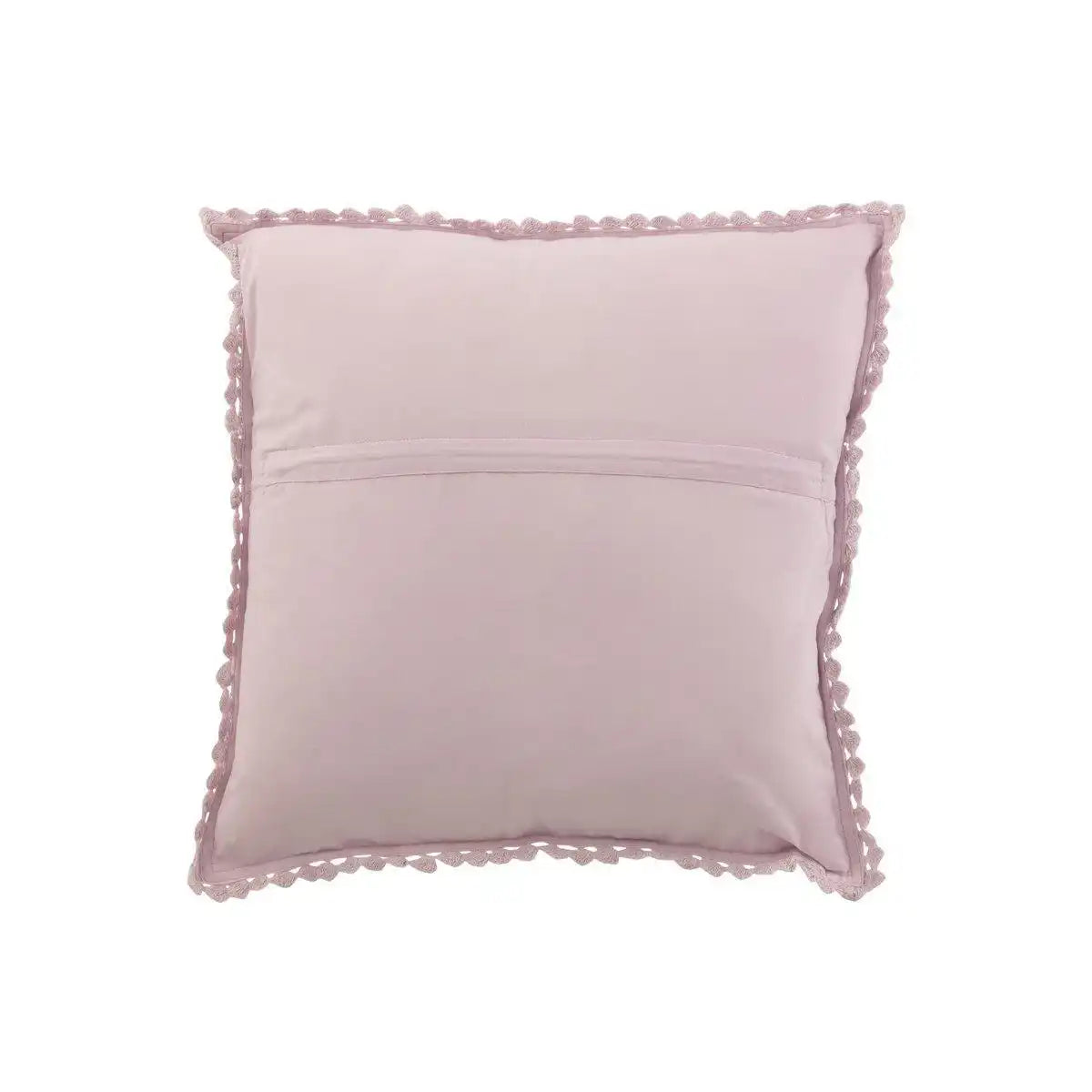 J-Line Kissen Square Lace – Baumwolle – Lila - HomeDesign Knaus