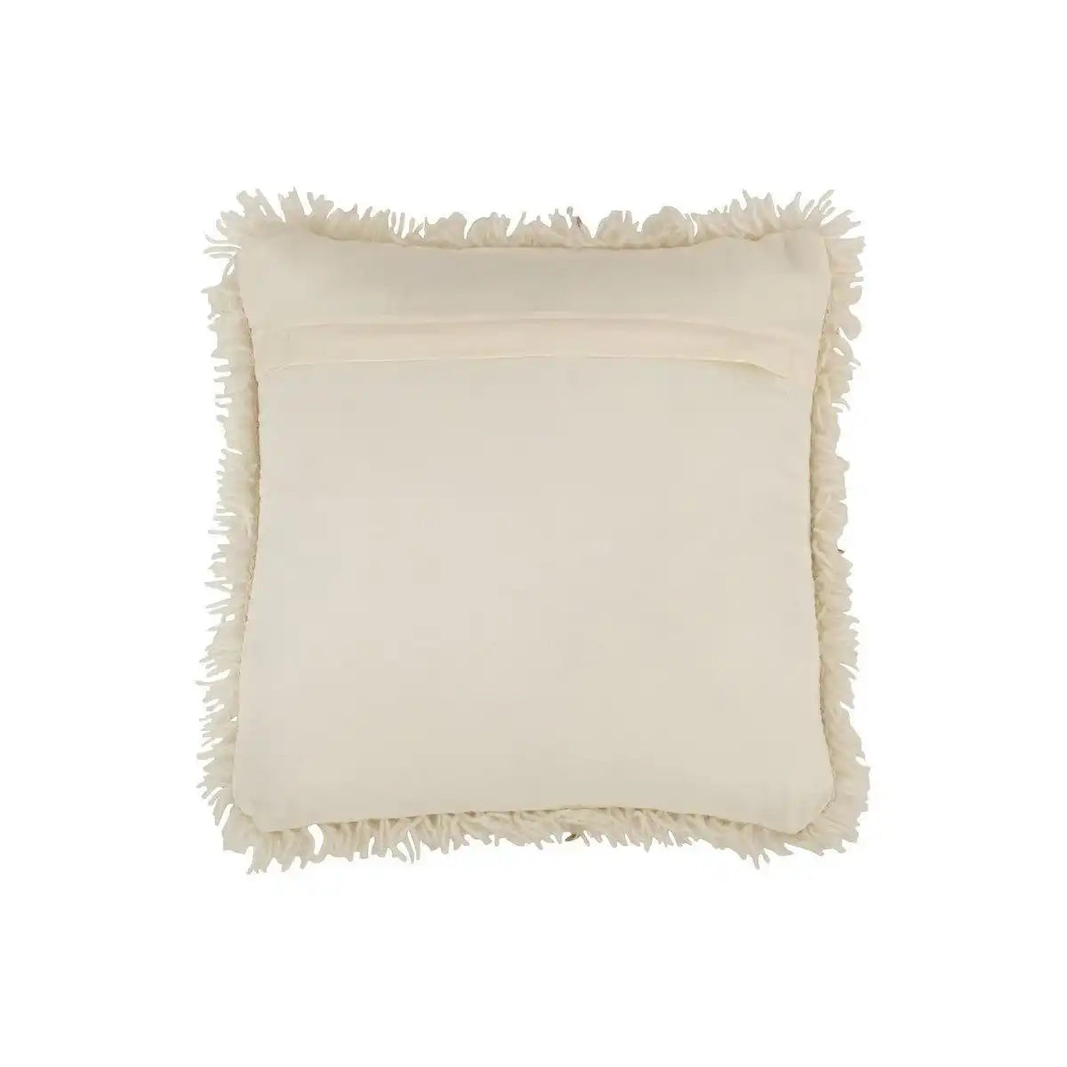 J-Line Kissen Square Pearl – Baumwolle – Weiß/Gold - HomeDesign Knaus