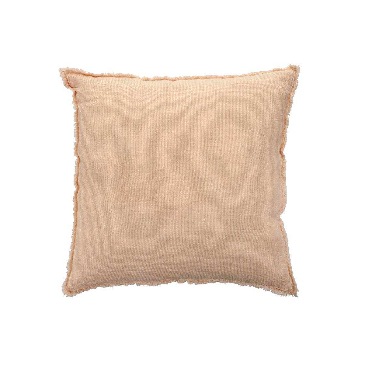 J-Line Kissen Stonewashed – Leinen – Hellrosa - HomeDesign Knaus