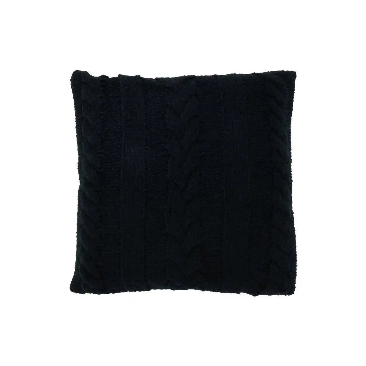 J-Line Kissen Twist - Polyester - Schwarz - HomeDesign Knaus