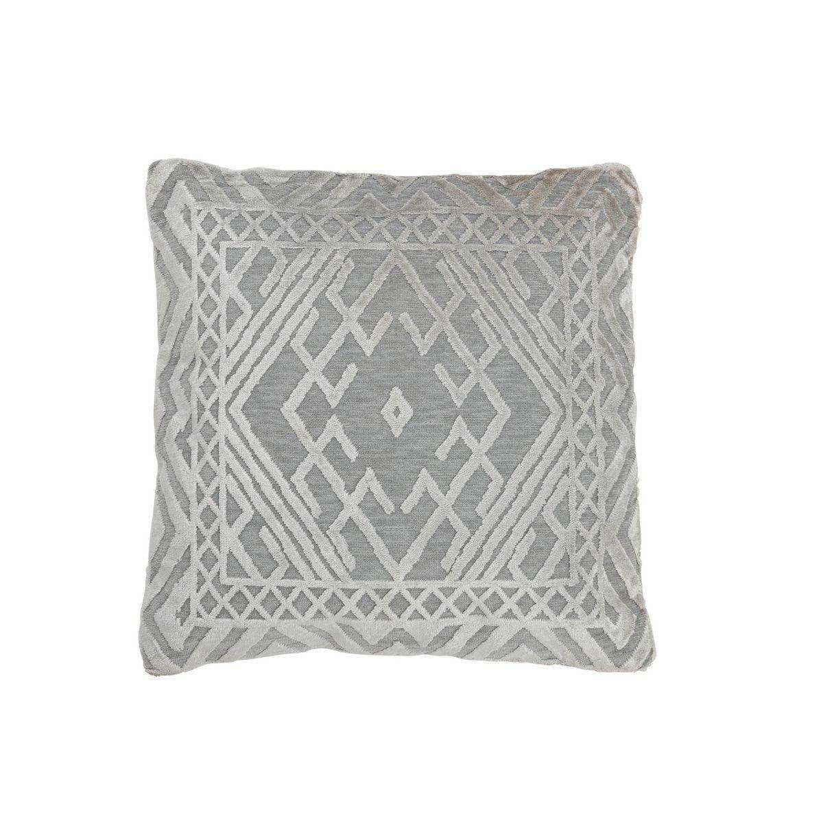 J-Line Kissen Vende – Polyester – Silber - HomeDesign Knaus