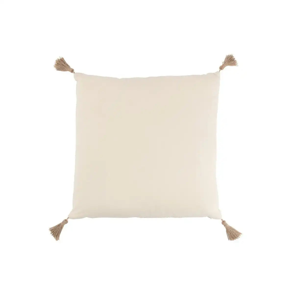 J-Line Kissen Woven Square – Polyester – Beige - HomeDesign Knaus