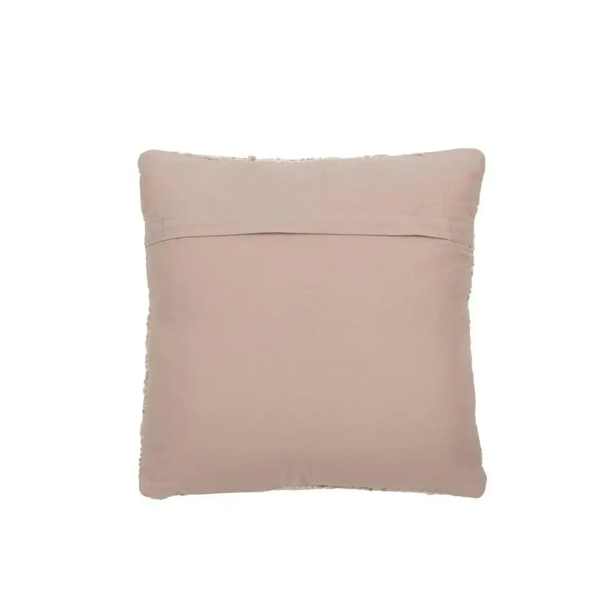 J-Line Kissen Zweifarbiger Stoff – Wolle – Beige - HomeDesign Knaus
