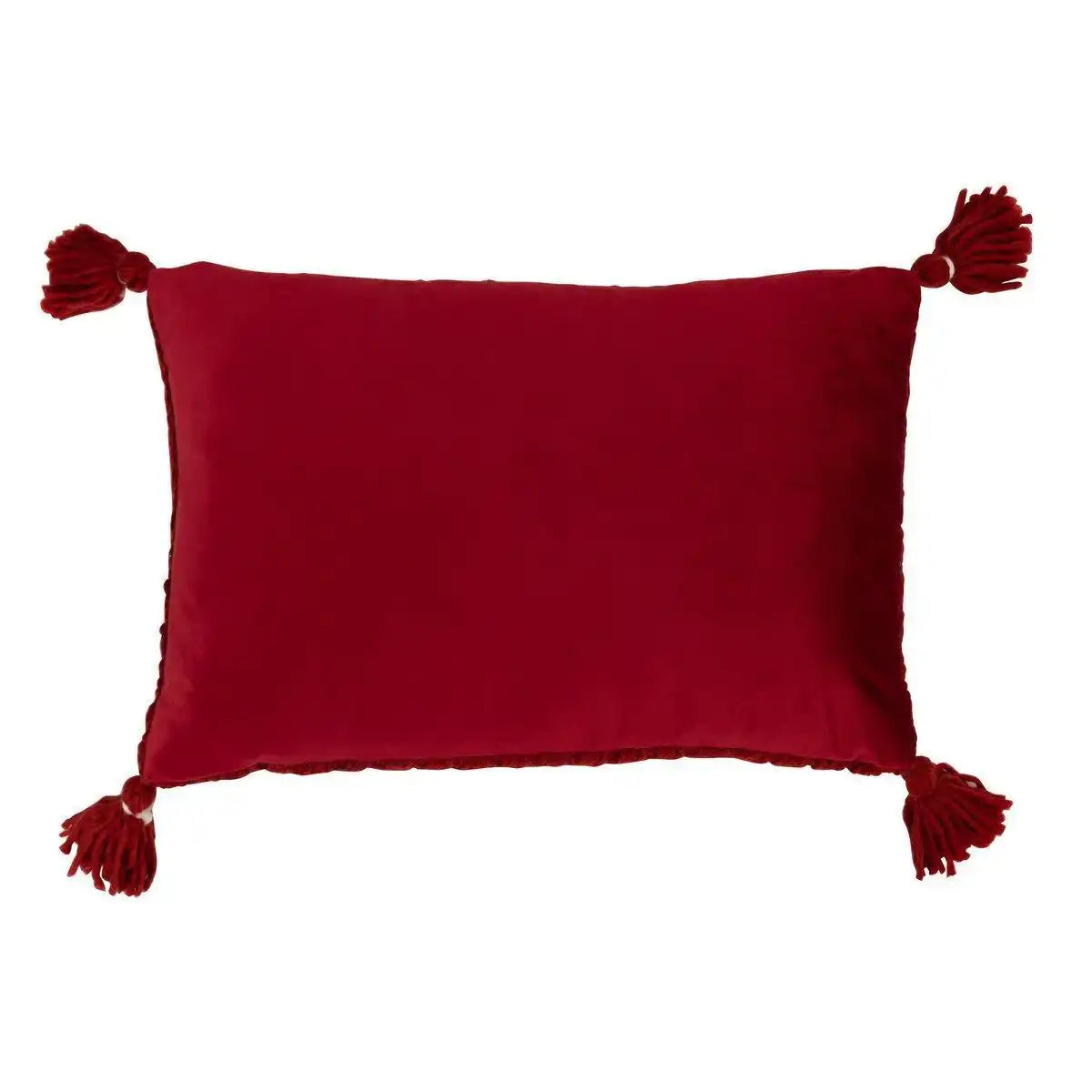 J-Line Kissenhäkelpinsel Acryl – Polyester – Rot - HomeDesign Knaus