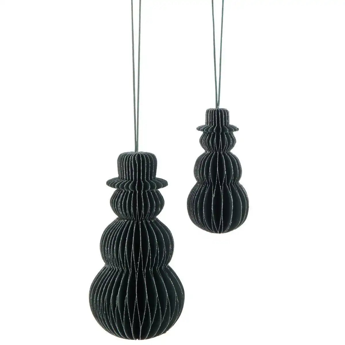 J-Line Kleiderbügel Schneemann Papier Grün Groß - HomeDesign Knaus